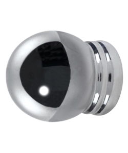 2 POMOLI BOCCIA CROMO TERMINALE PER TUBO TENDE DIAMETRO 20 MM